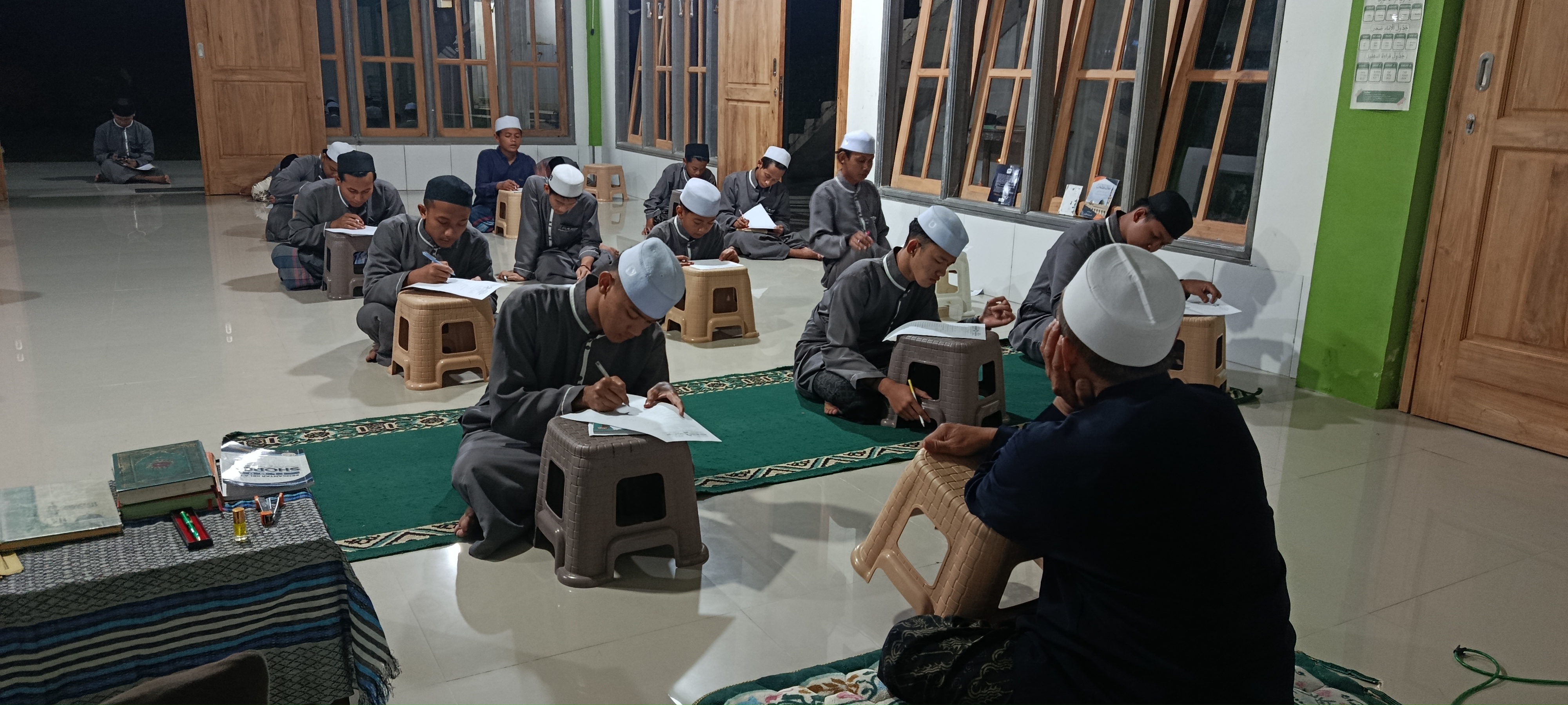 Ujian Akhir Semester Santri Pesantren Safinatul Huda